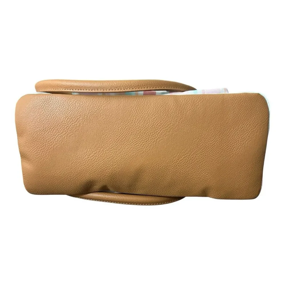 Lily Bloom Maggie Satchel Painted Stripe Eco Friendly NWT MSRP $75